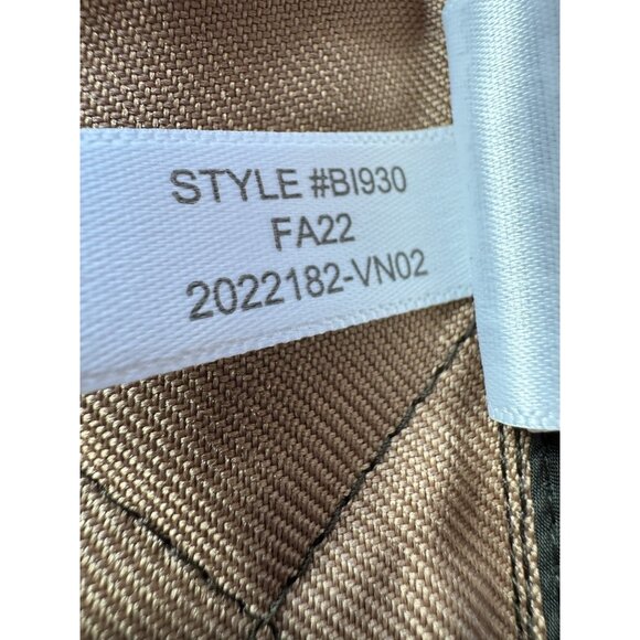 J Crew Mens Walker Vest XL Green Tan Quilted Full Zip Pockets B1930 - Picture 11 of 13